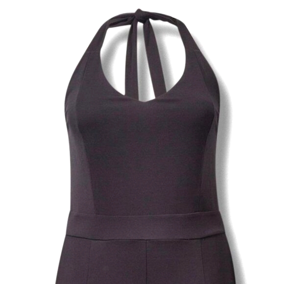 ❤️NWT VINTAGE TORRID JUMPSUIT / CATSUIT - MARILYN MONROE HALTER w/POCKETS - PLUS - Picture 10 of 13